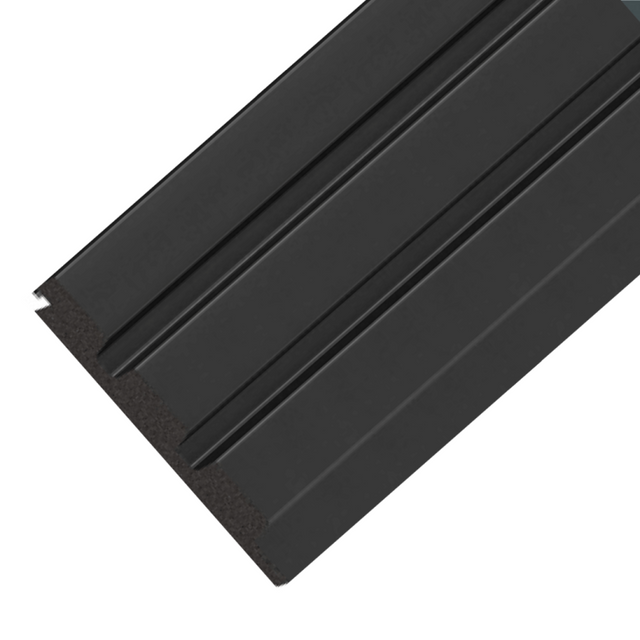 סרגל לחיפוי קיר שחור דגם BP 962 black המחיר לסרגל באורך 2.9 מטר
