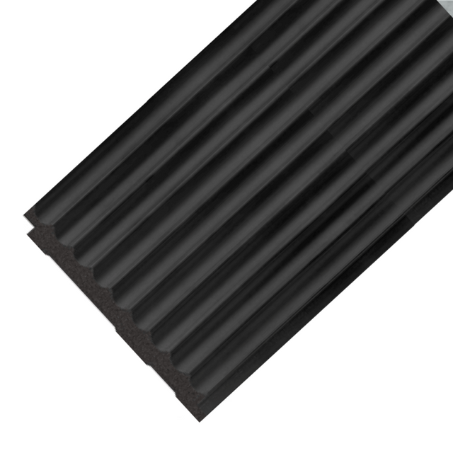סרגל לחיפוי קיר שחור דגם BP 1076 black המחיר לסרגל באורך 3 מטר
