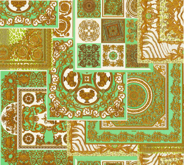 טפט גאומטרי יוקרתי Versace 370482