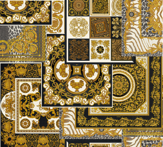 טפט גאומטרי יוקרתי Versace 370483