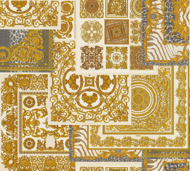 טפט גאומטרי אלגנטי Versace 370484