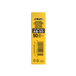 חבילת 50 להבים 9 מ"מ לסכין יפני אולפא AB-50