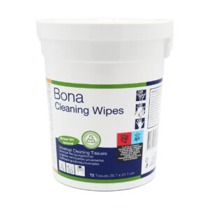 מגבונים Bona לניקוי כלים ופרקט מדבק