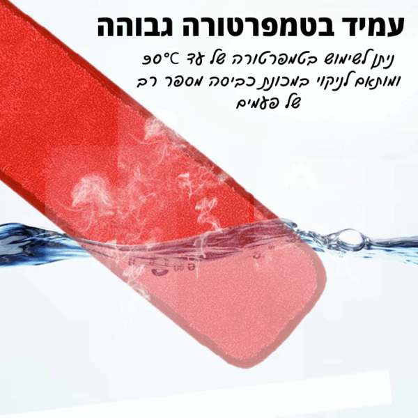 ⁦מטלית פד מיקרופייבר כחולה איכותית לניקוי רצפות התאמה מלאה למגבי שפריצר⁩ – תמונה ⁦3⁩
