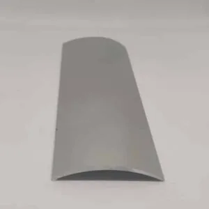 סף אלומיניום לפרקט חצי ירח צבע ניקל רוחב 4 ס"מ