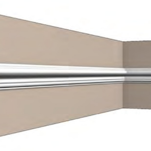 קרניז אמצע קיר ומסגרות דגם JX60-W המחיר ליחידה באורך 2.9 מטר