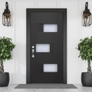 טפט מדבקה לעיצוב מחדש של הדלת דגם 149 Dark wood