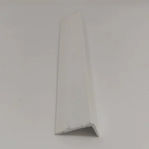 סף אלומיניום למדרגה זווית 1 ס"מ על 2 ס"מ צבע לבן