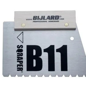 כף מריחה משוננת B11 למריחת דבק פרקט